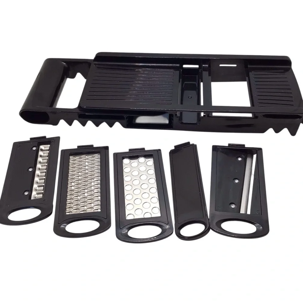 Simposh Mandolin Compact Multi Box 5 Blade Grater Slicer Shredder-Incomplete Set